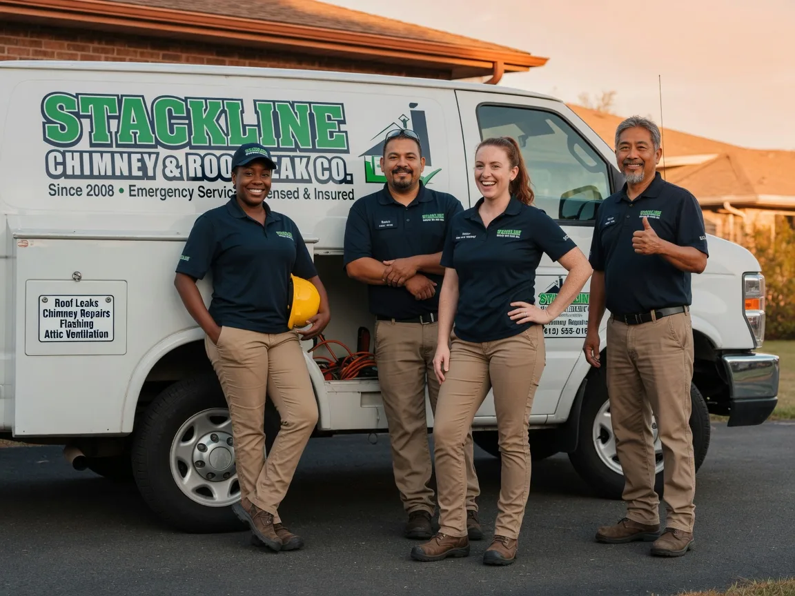Chimney flashing repair company in Liberty, NC